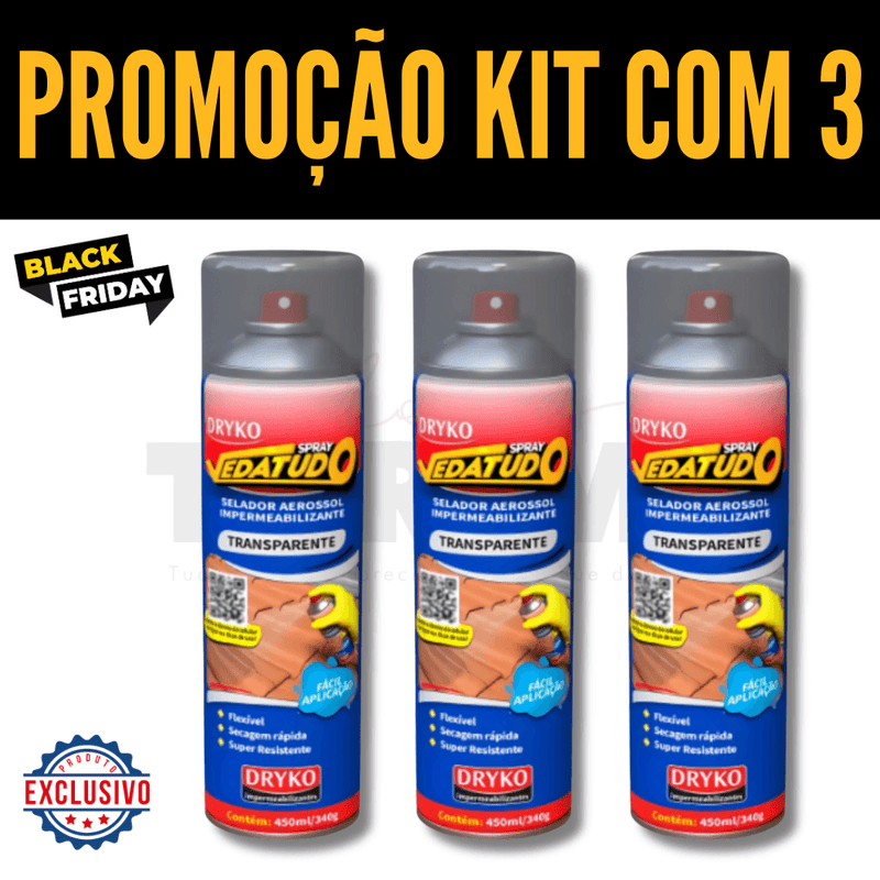 Spray VedaMax Plus® - Conserta trincas, goteiras e vazamentos + BRINDE GRÁTIS 🎁